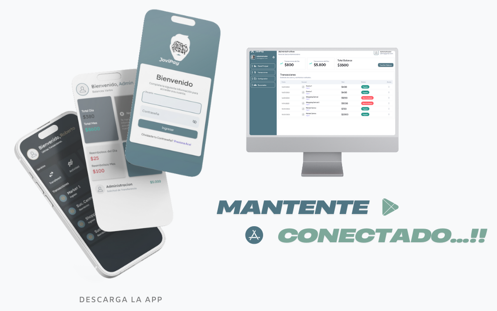App conectado ilustrativa